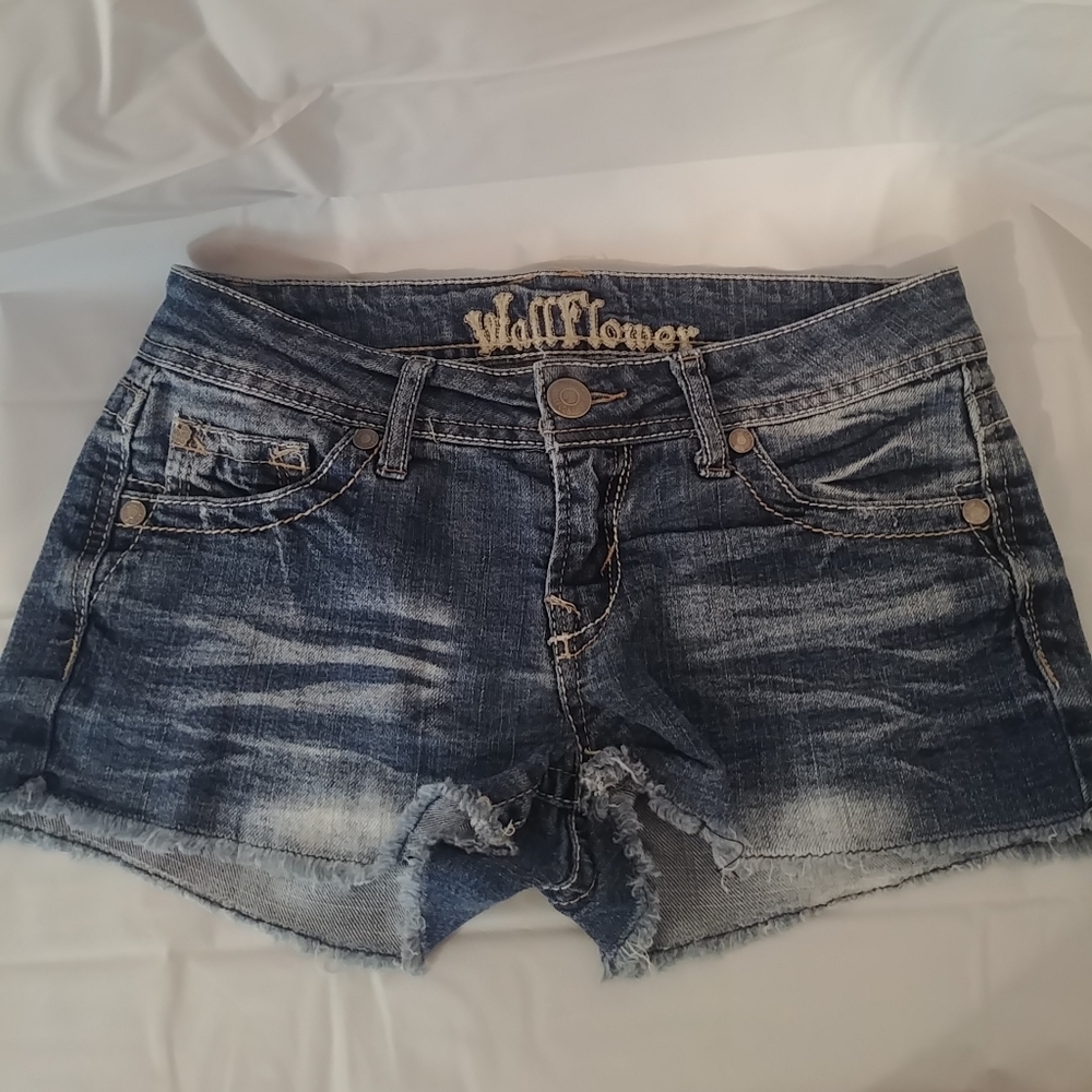 Wallflower jean shorts